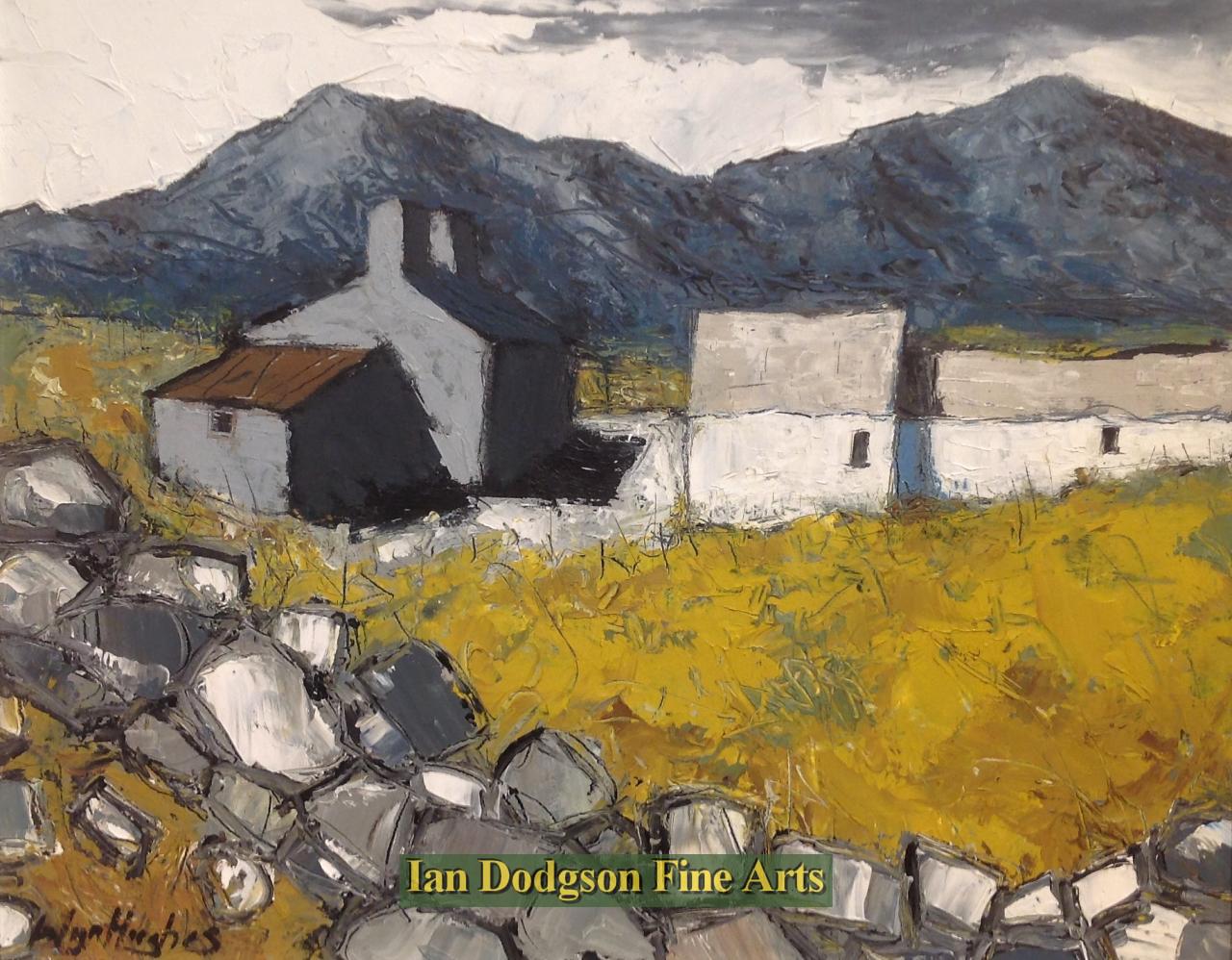 Wyn Hughes - Cae Eithin, Pentir. Oil on board (2017)