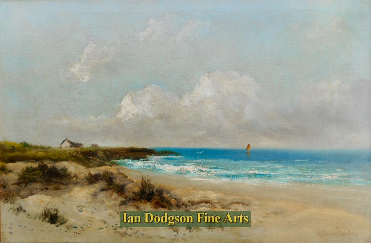 Coastal landscape. by William Langley