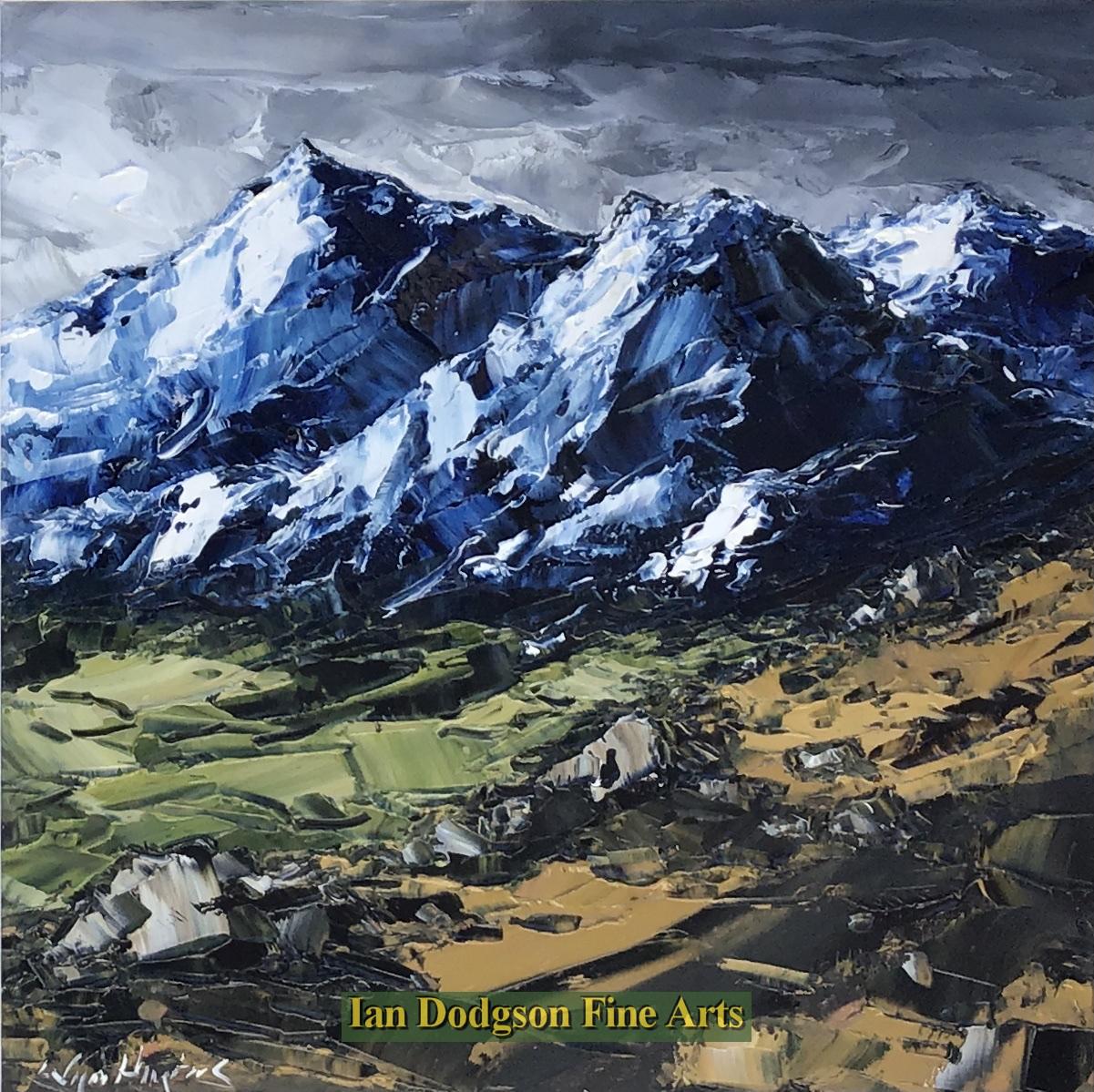 Wyn Hughes - Snowdon Oil on board (2021)