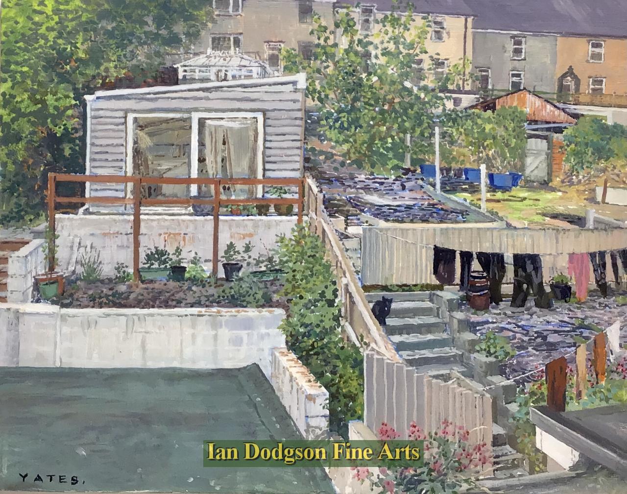 Jeremy Yates - Garden Studio Acrylic on panel (2021)