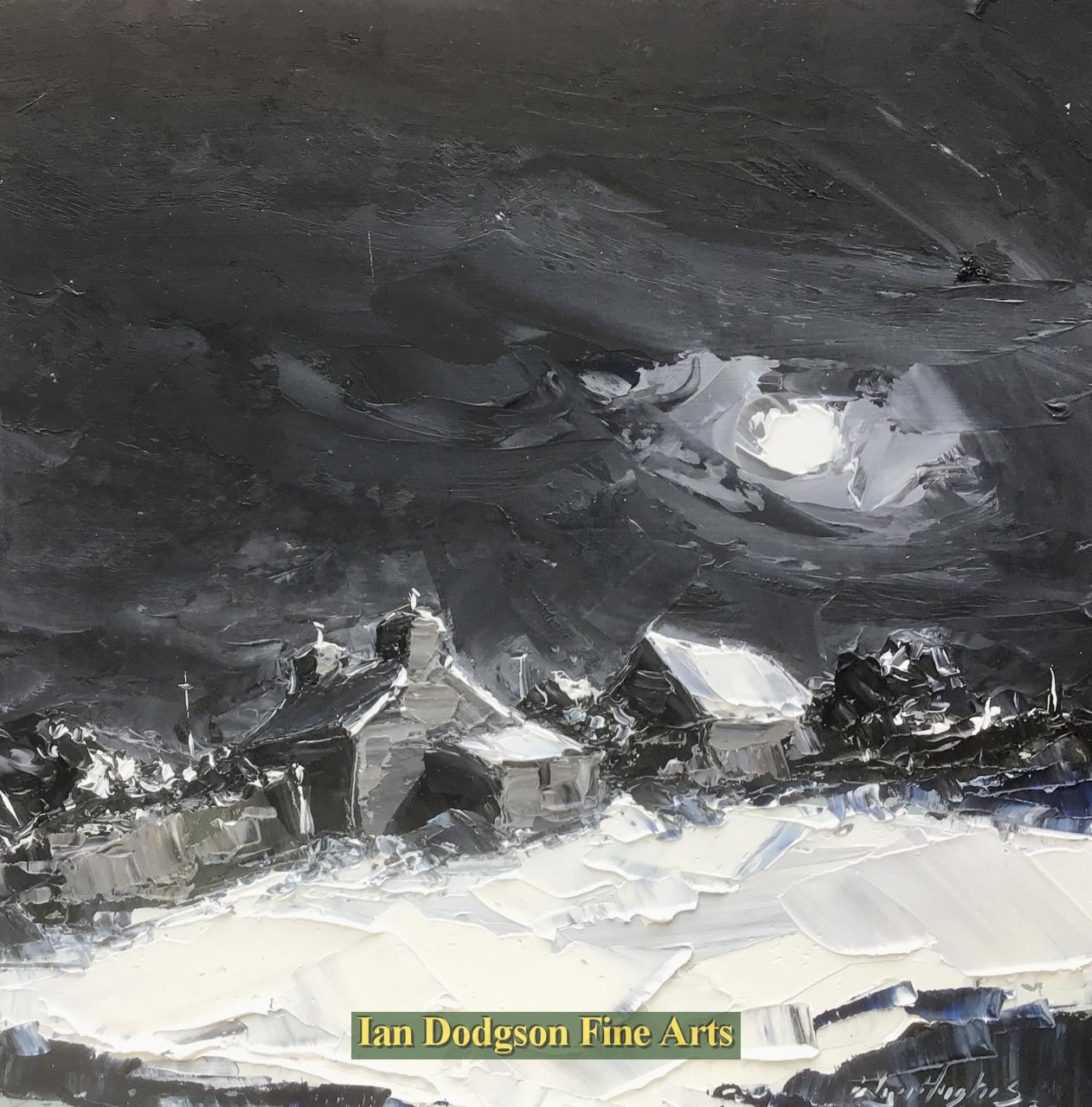 Fron, Rhosgadfan, Snow Scene by Wyn Hughes