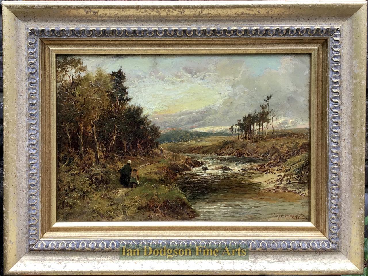 Along the river path by William Manners