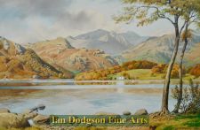 Helvellyn from Sharrow Bay, Ullswater by Geoffrey H Pooley