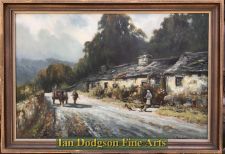 'Henry Hadfield Cubley - Old Cottages Arthog, North Wales