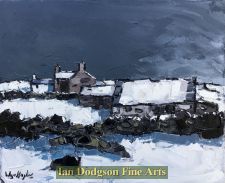 'Wyn Hughes - Snow scene, Pen y Groes